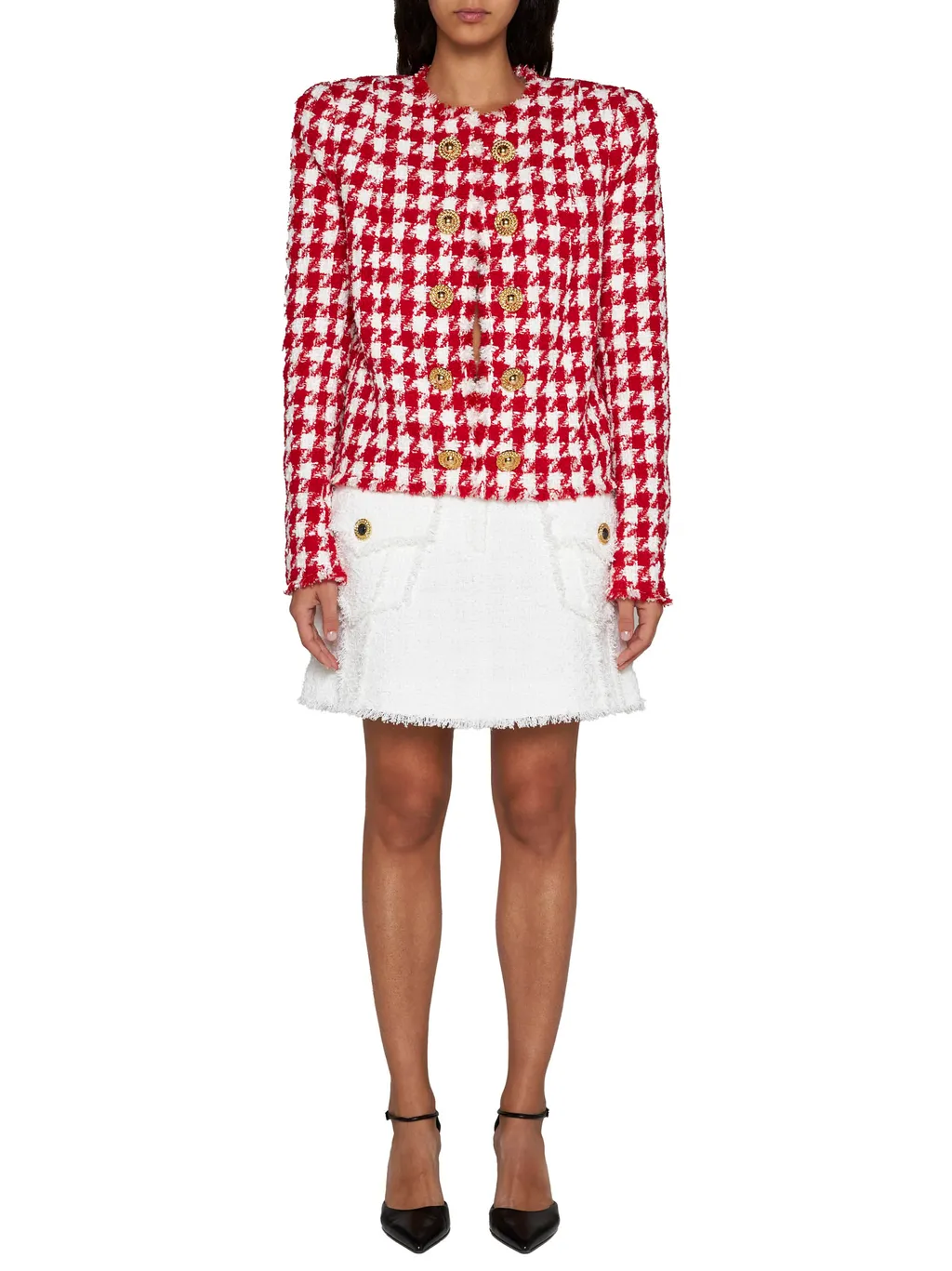 A-Line Tweed Skirt