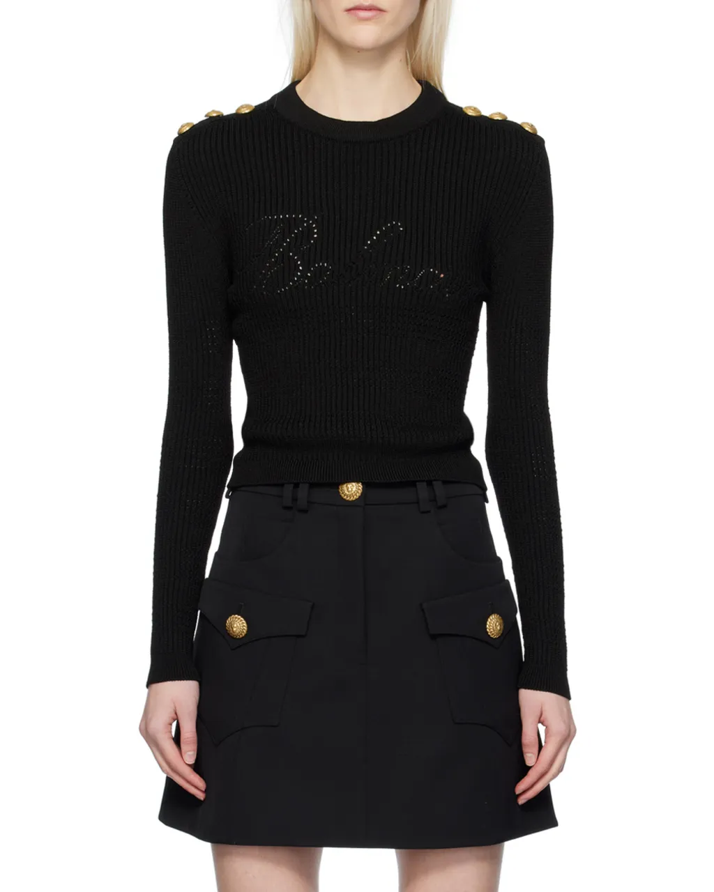 Signature Logo-Embellished Crewneck Jumper