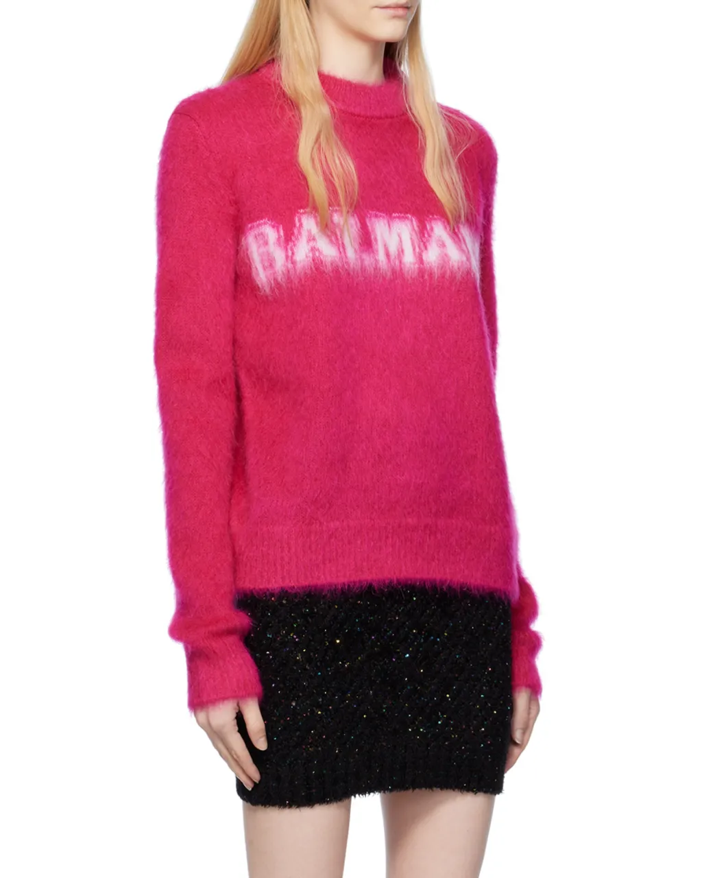 Logo Jacquard Crewneck Knitted Jumper