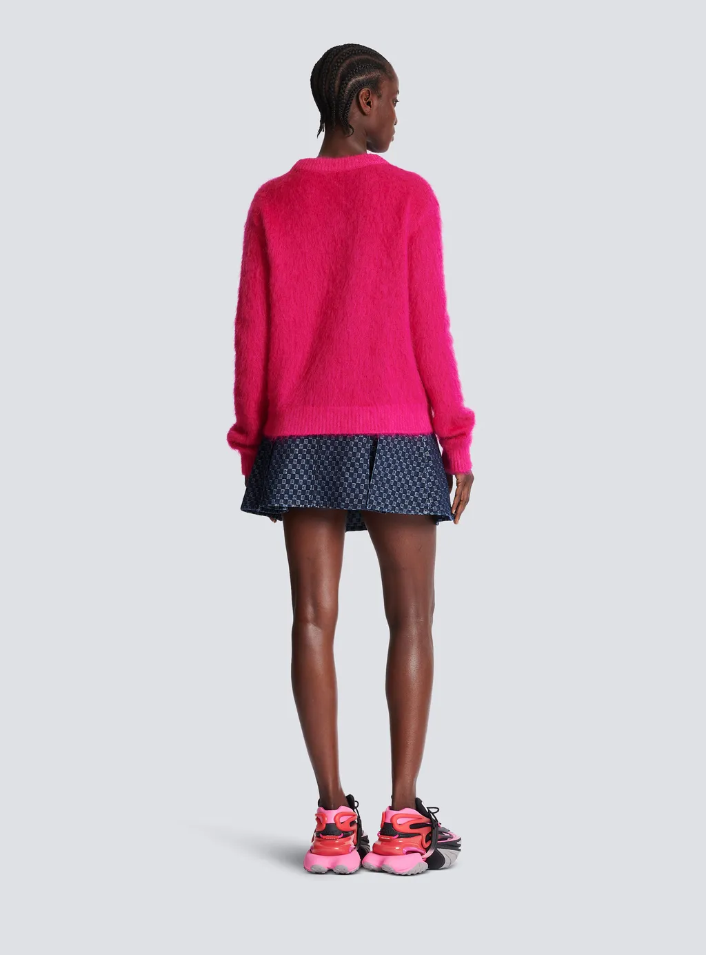 Logo Jacquard Crewneck Knitted Jumper