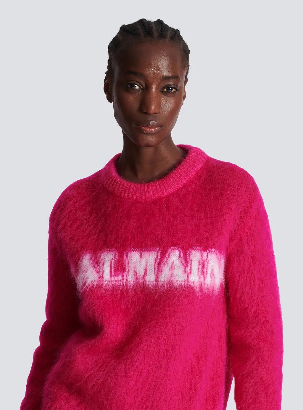 Logo Jacquard Crewneck Knitted Jumper
