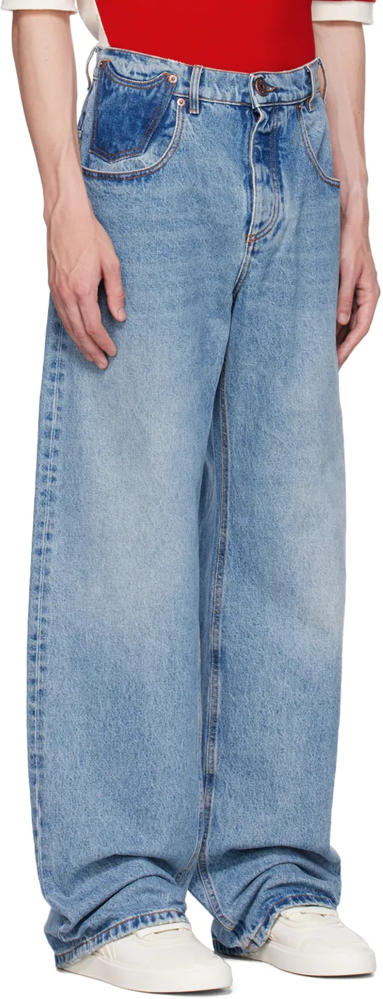 High-Waist Wide-Leg Jeans