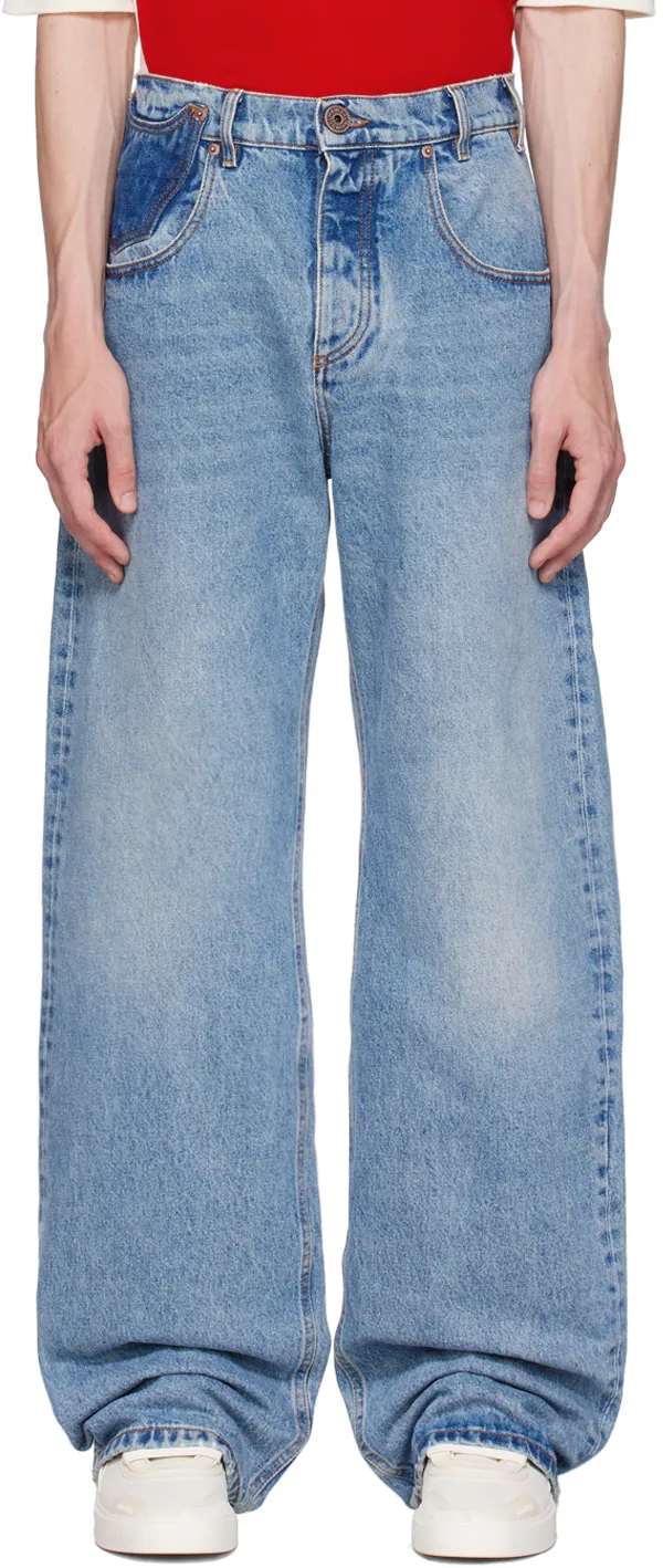 High-Waist Wide-Leg Jeans