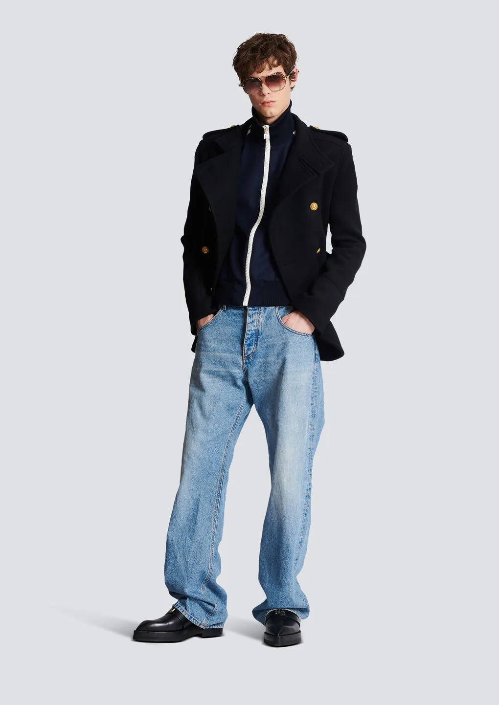 High-Waist Wide-Leg Jeans