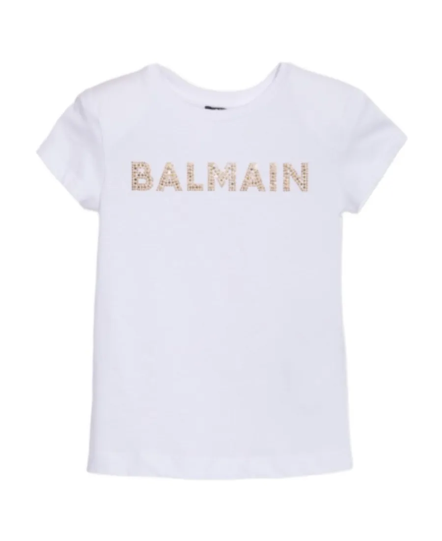 Logo Embellished Crewneck T-Shirt