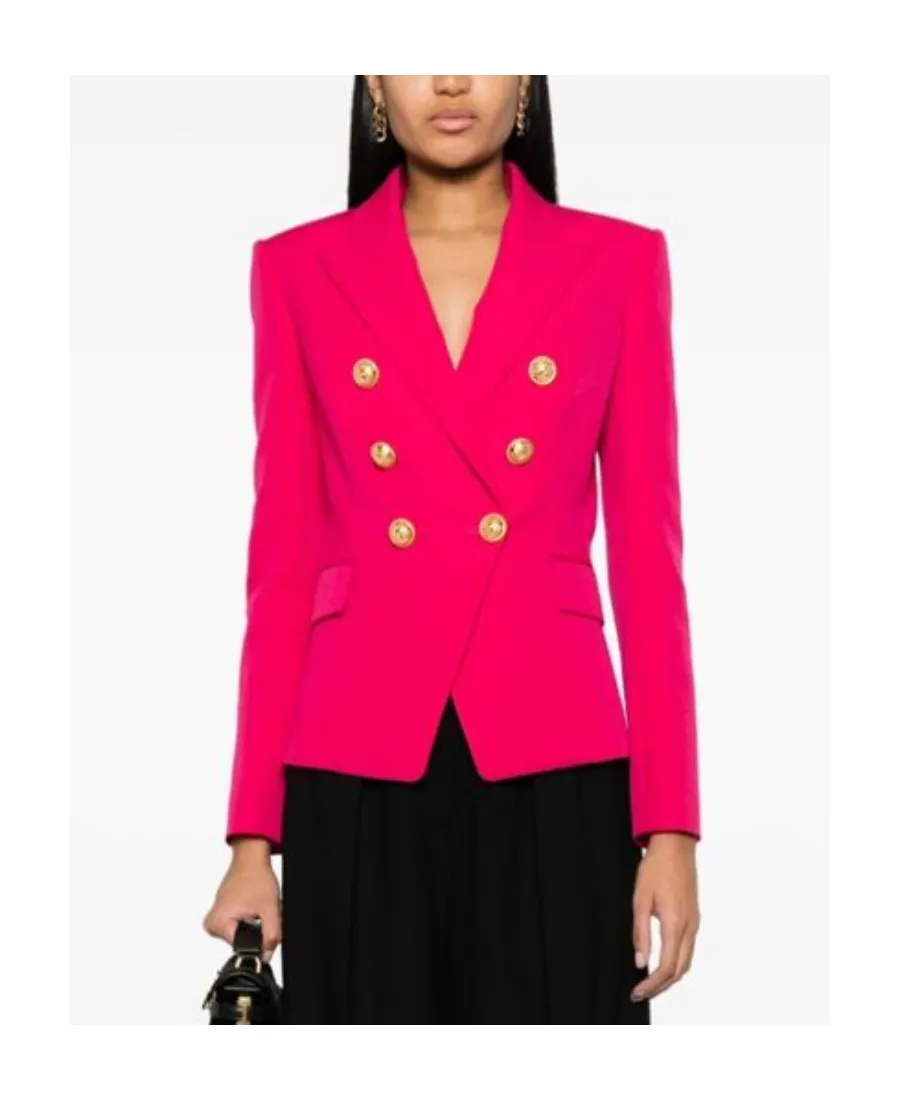 Double-Breasted Tailored Blazer