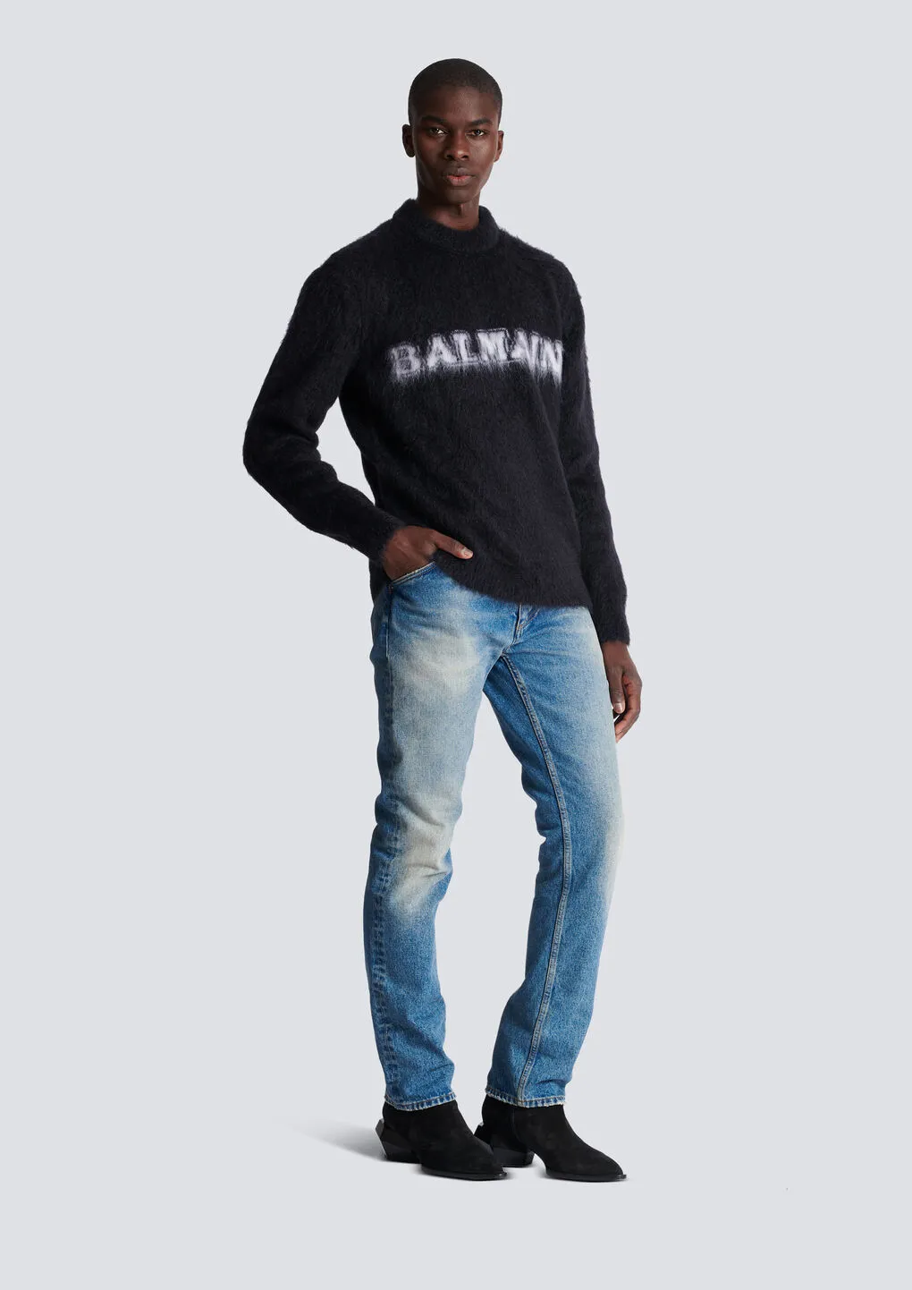 Retro Logo Intarsia Jumper