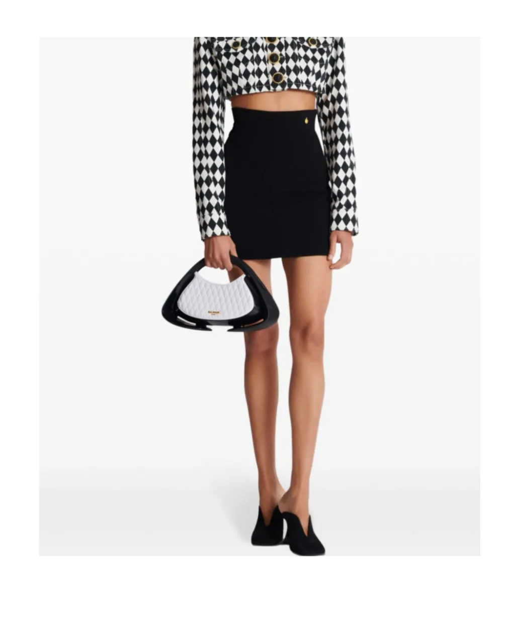 High-Waisted Mini Skirt