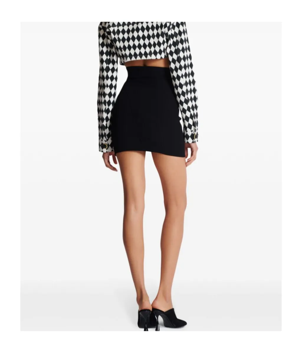 High-Waisted Mini Skirt