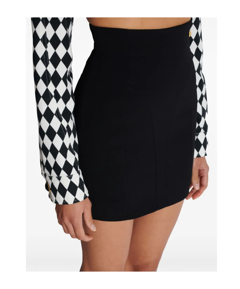 High-Waisted Mini Skirt