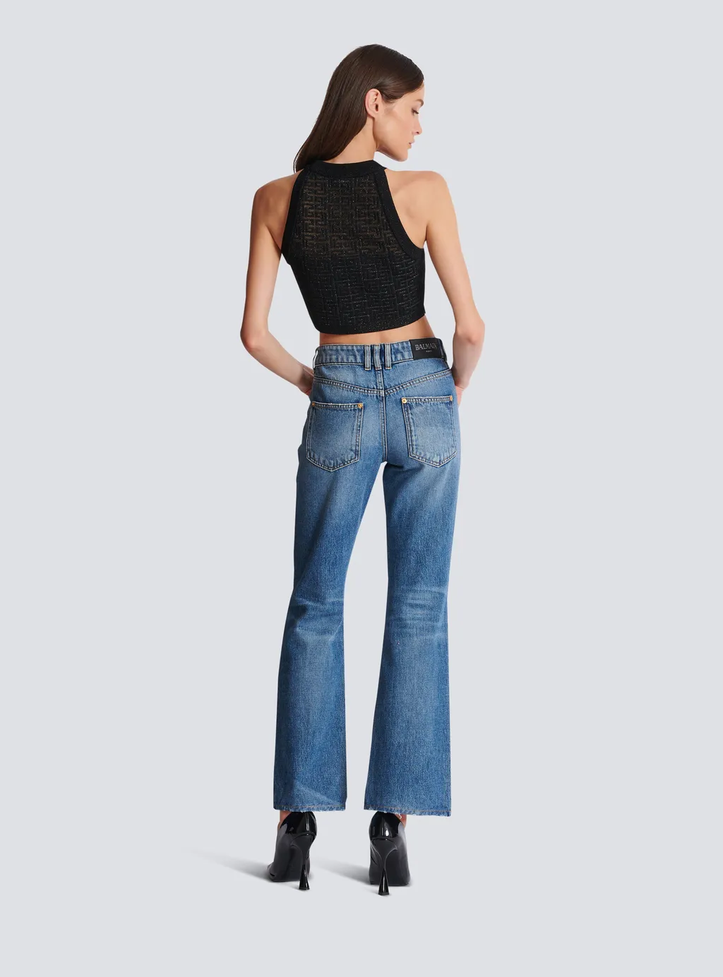 Halter-Neck Cropped Top