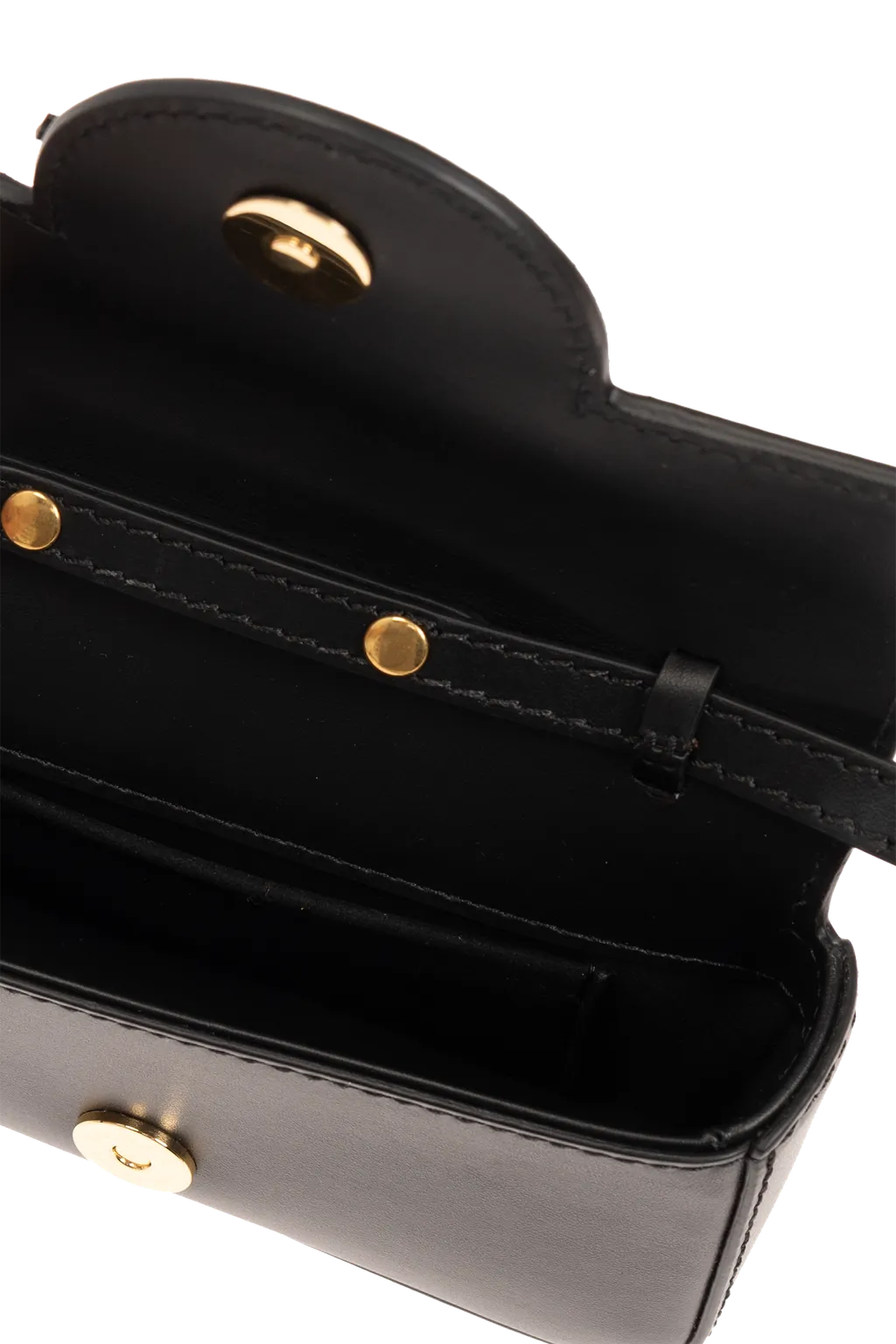 B Buzz Logo-Plaque Foldover Top Mini Tote Bag