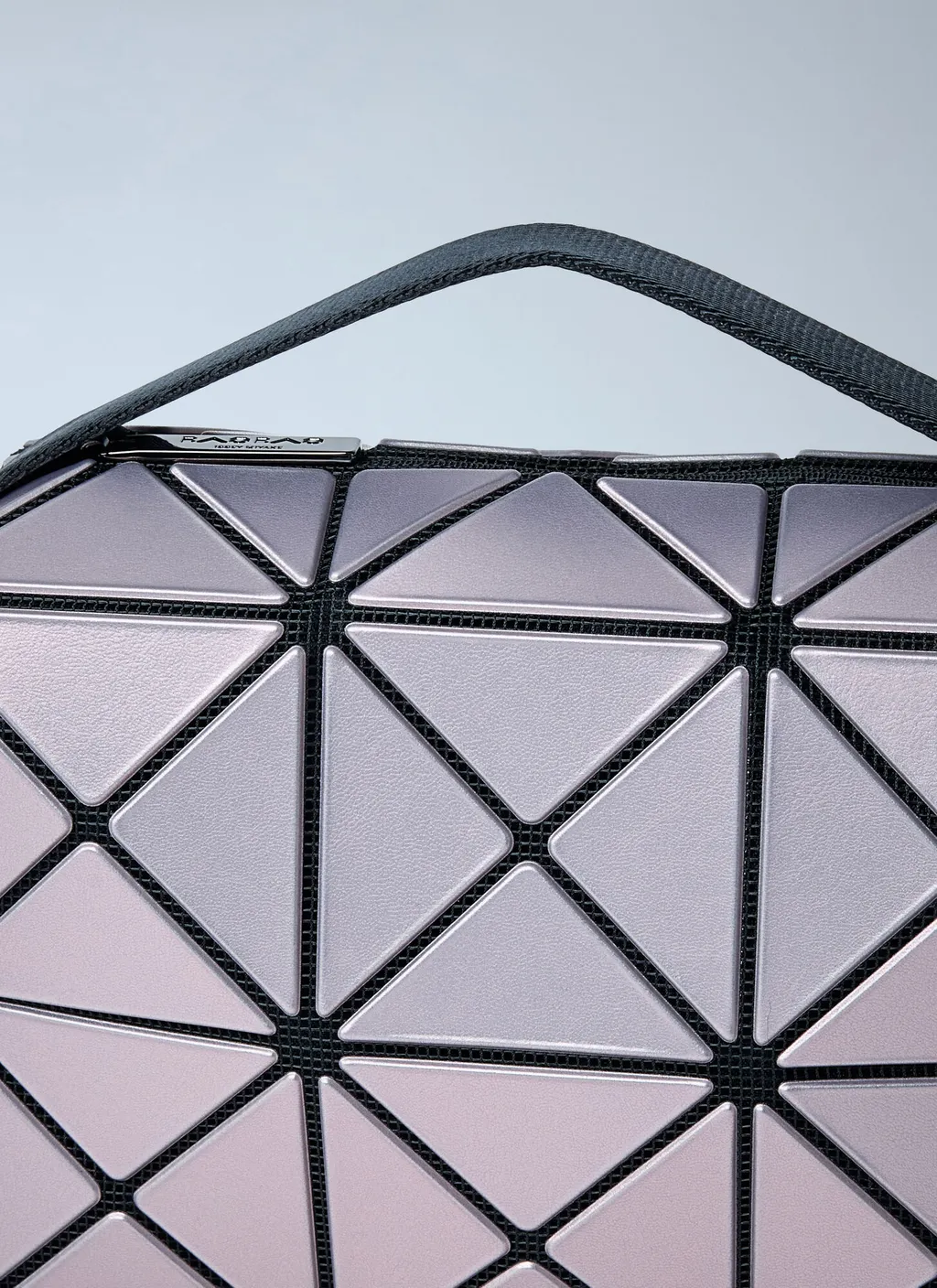 Cuboid Metallic Crossbody Bag