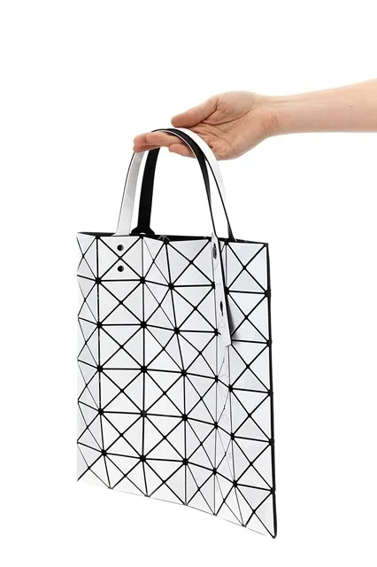 Lucent Geometric-Pattern Tote Bag