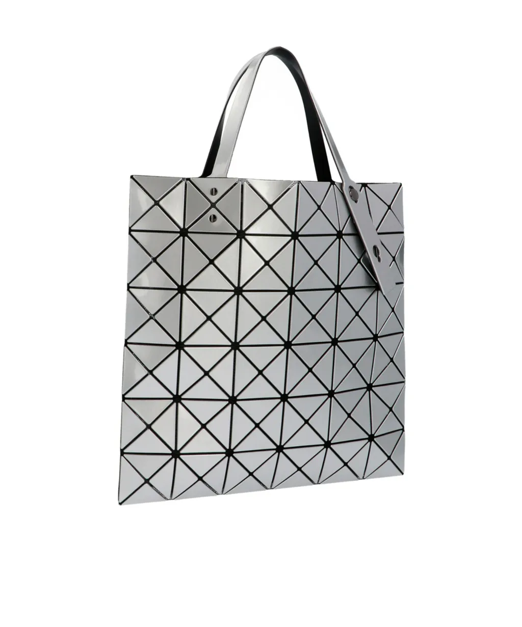 Lucent Geometric-Pattern Tote Bag
