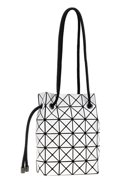 Geometric Drawstring Bucket Bag