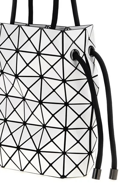 Geometric Drawstring Bucket Bag