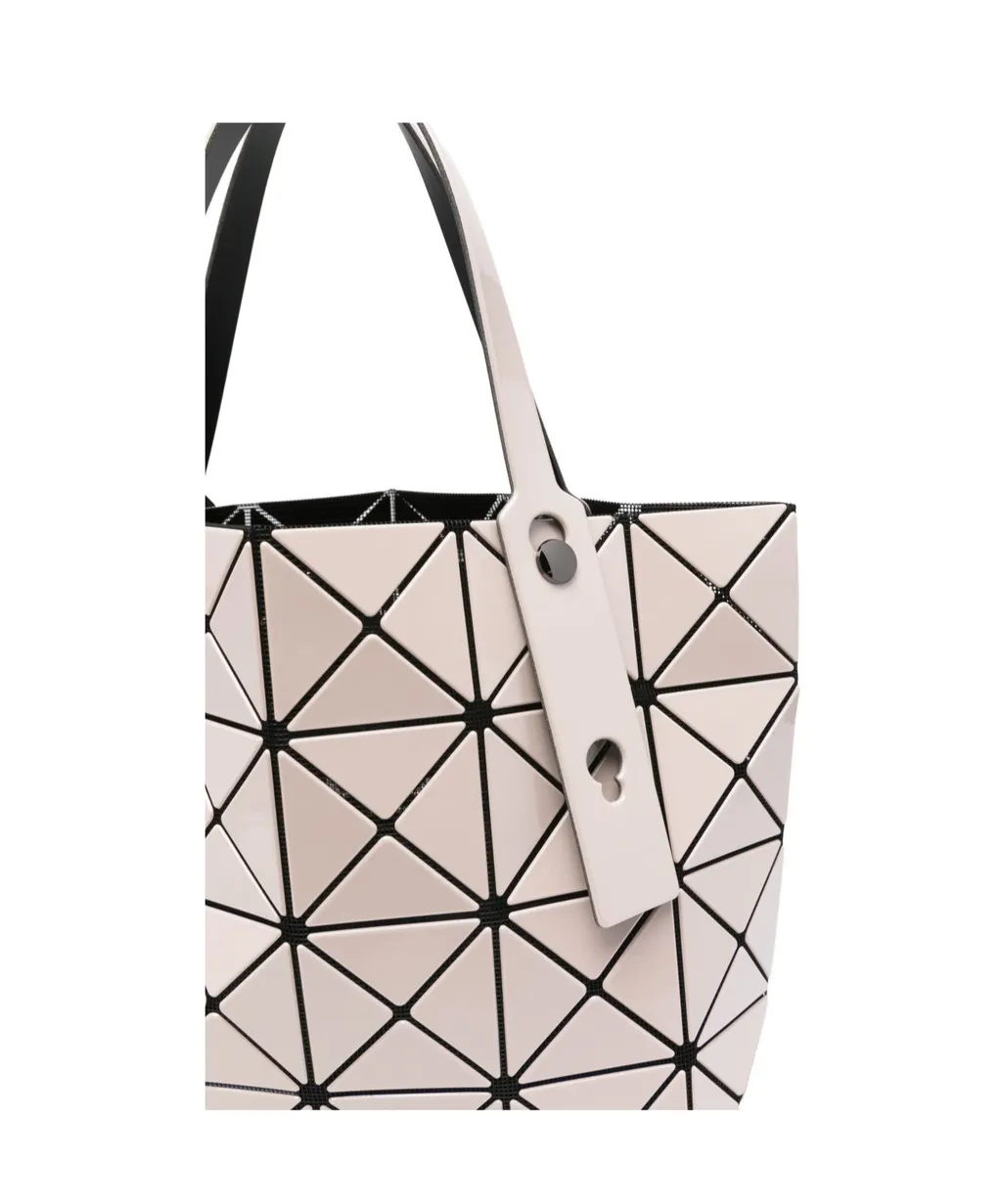 Lucent Geometric-Pattern Tote Bag