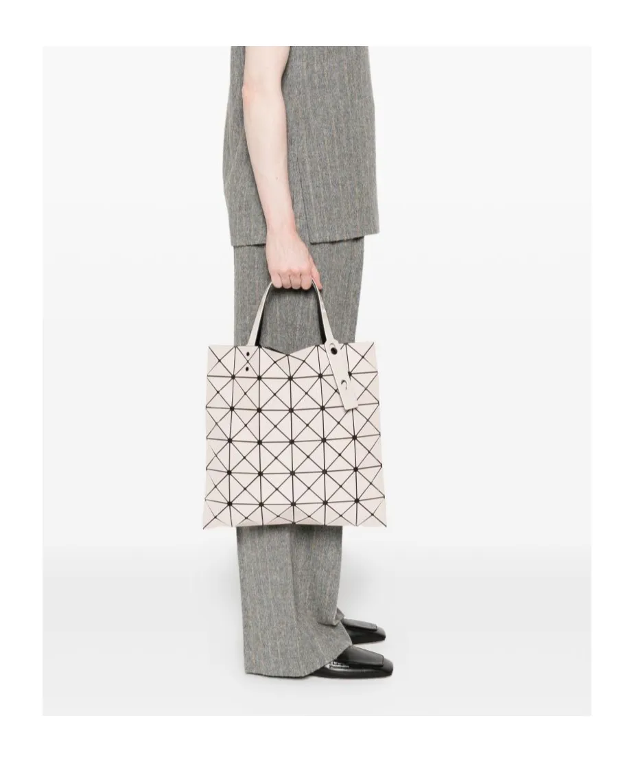 Lucent Geometric-Pattern Tote Bag