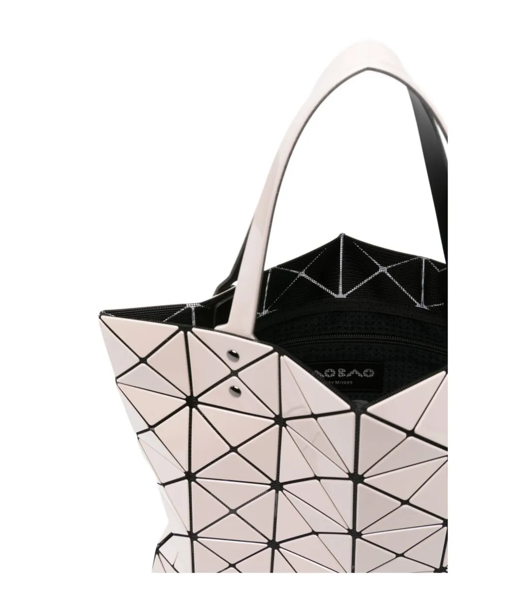 Lucent Geometric-Pattern Tote Bag