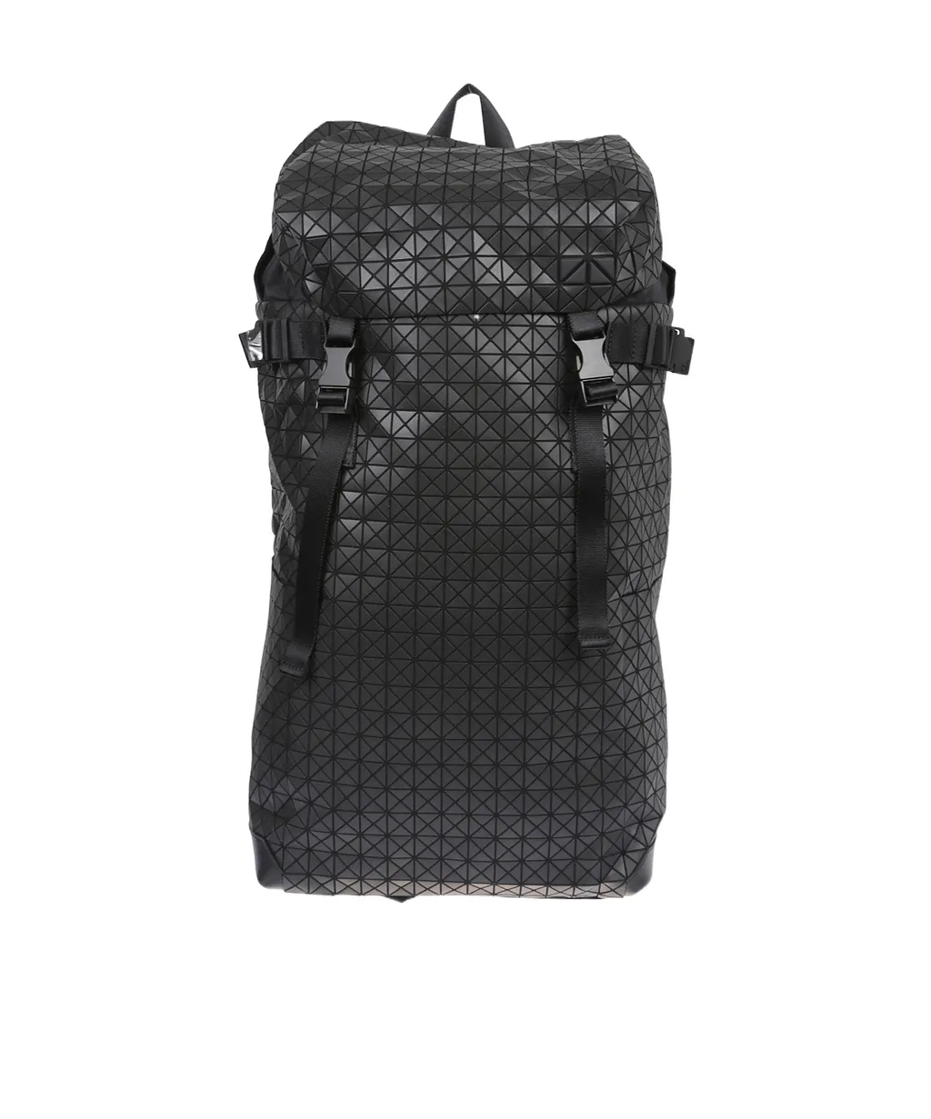 Geometric Buckle Detailed Backpack