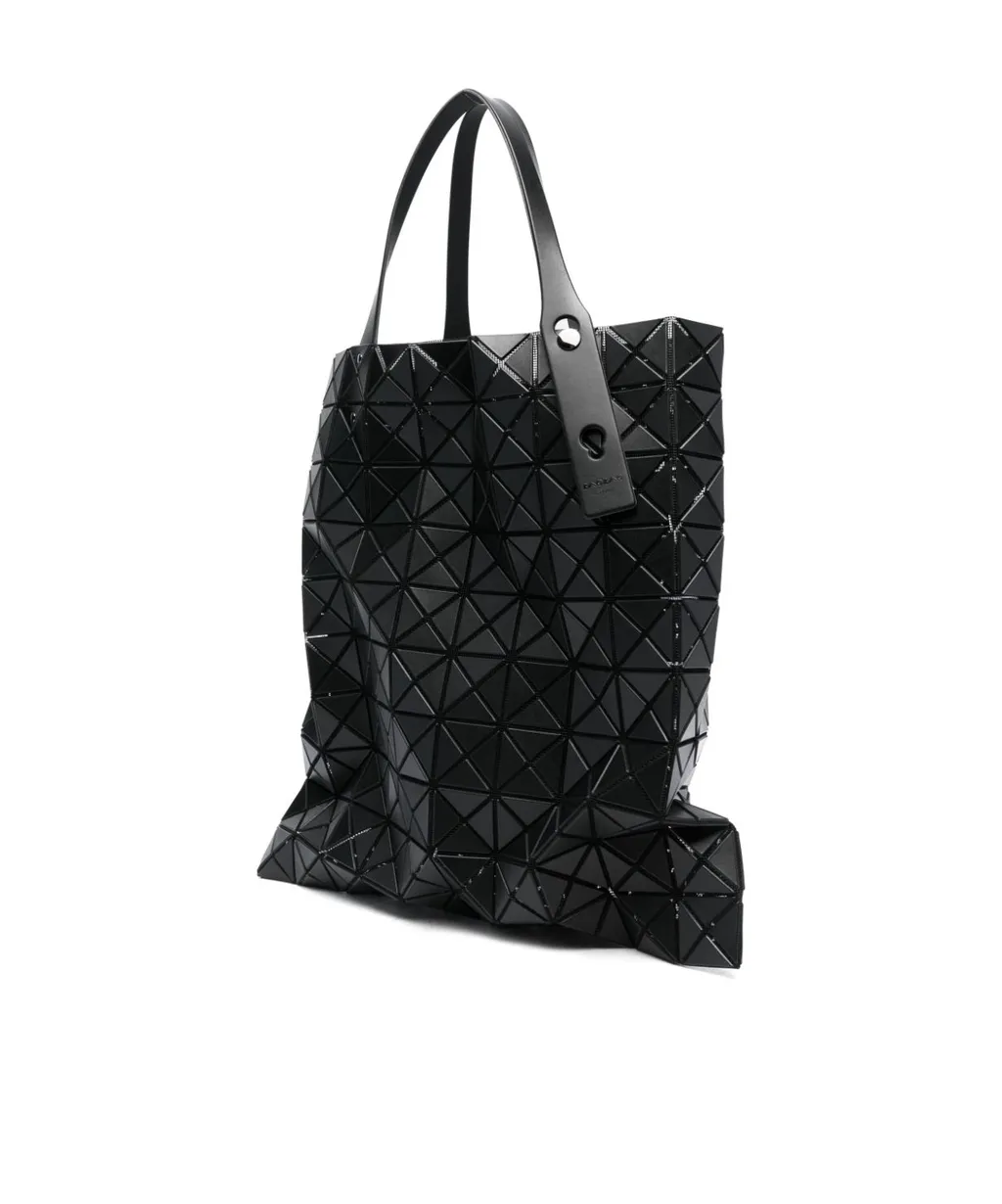 Large Geometric-Pattern Top Handle Tote Bag