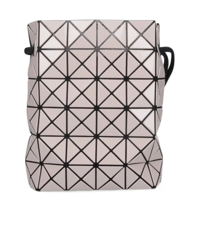 Geometric Drawstring Bucket Bag