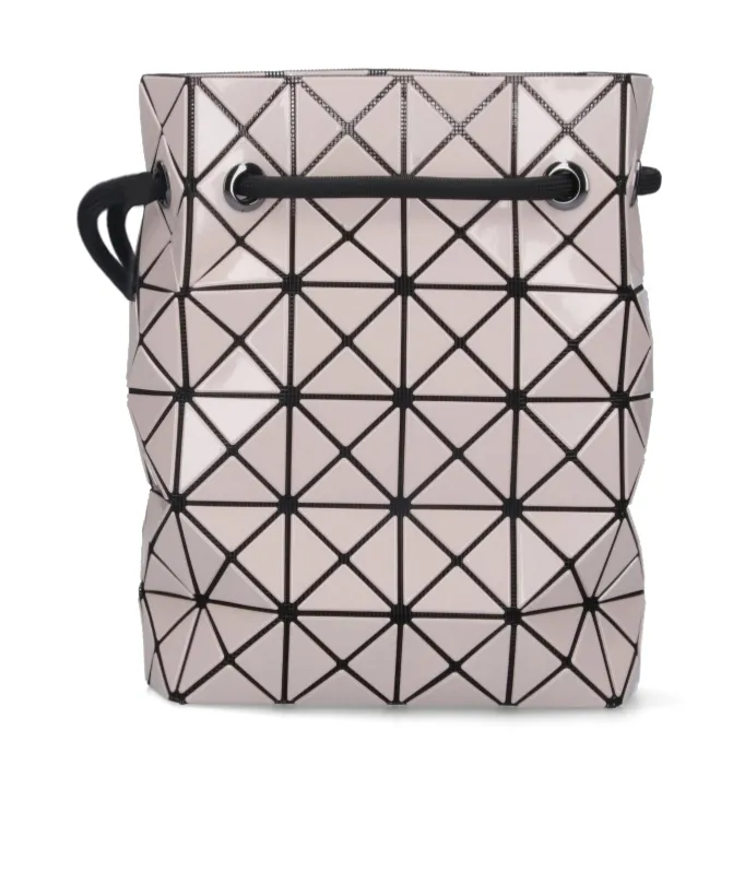 Geometric Drawstring Bucket Bag