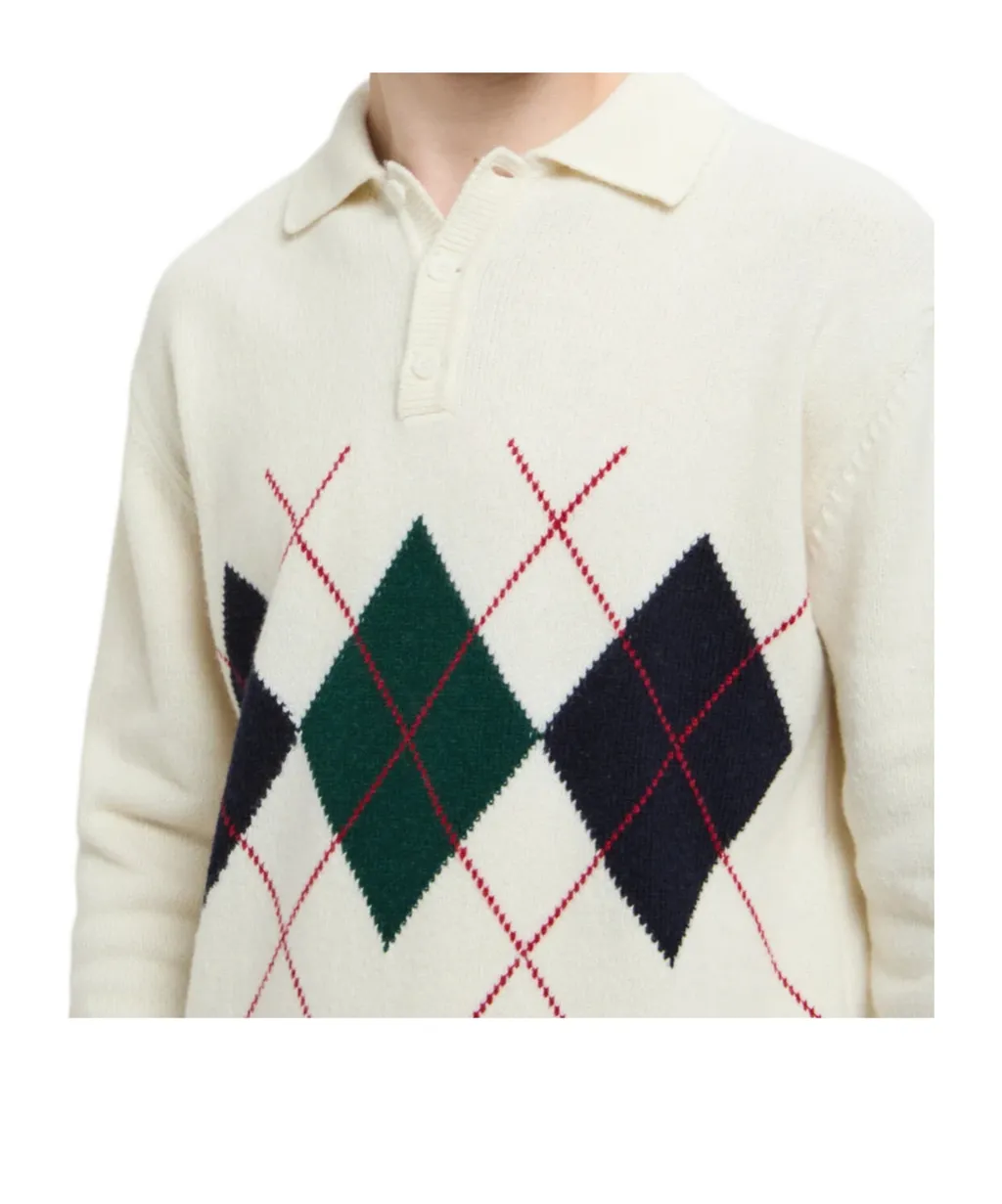 Argyle Knit Jumper
