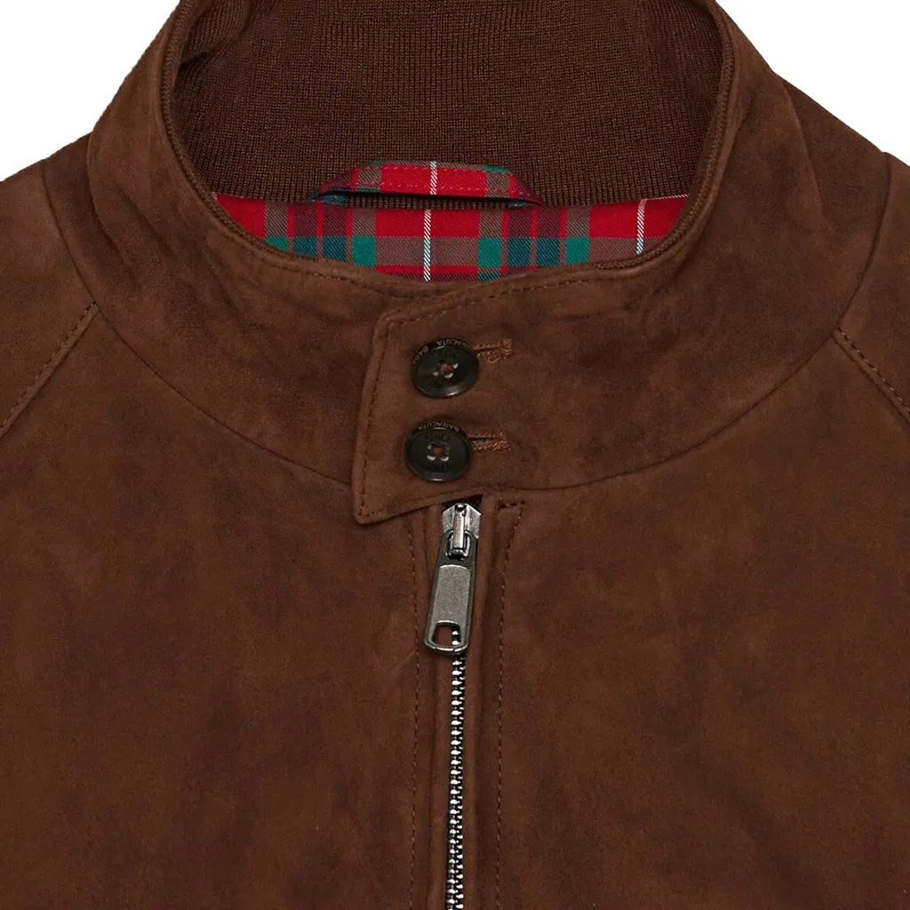 Long-Sleeved Leather Jacket