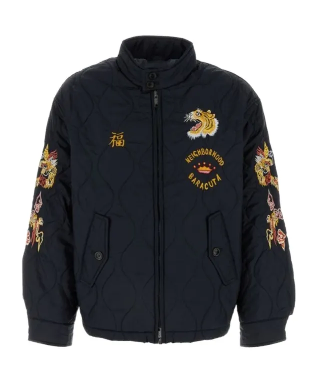 England Embroidered Quilted Jacket