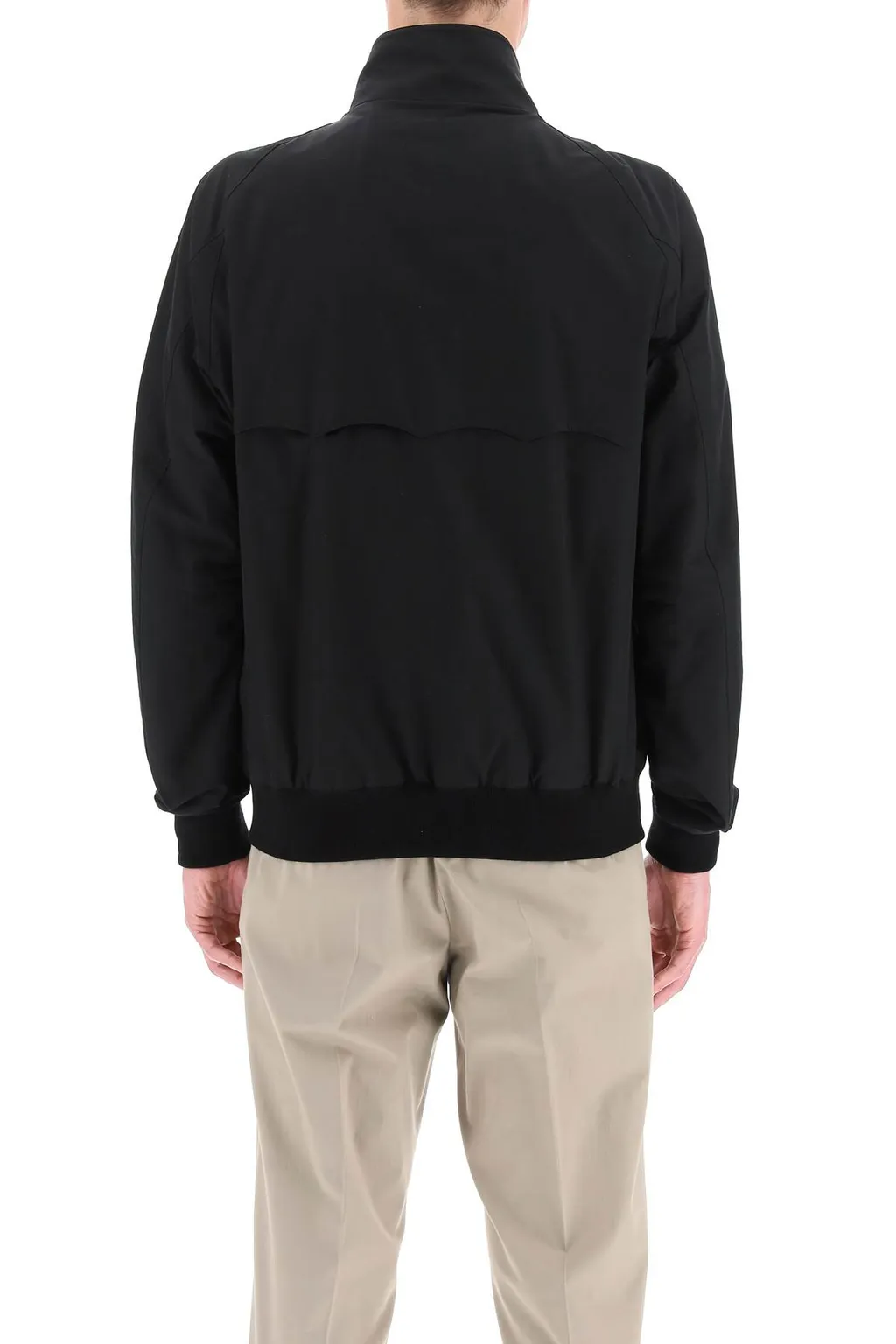 High-Neck Zipped Jacket