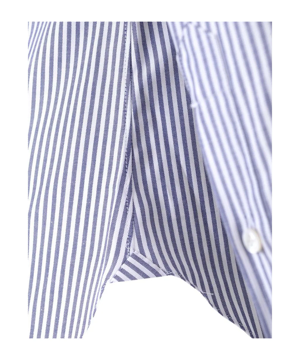 Pinstriped Long-Sleeved Shirt