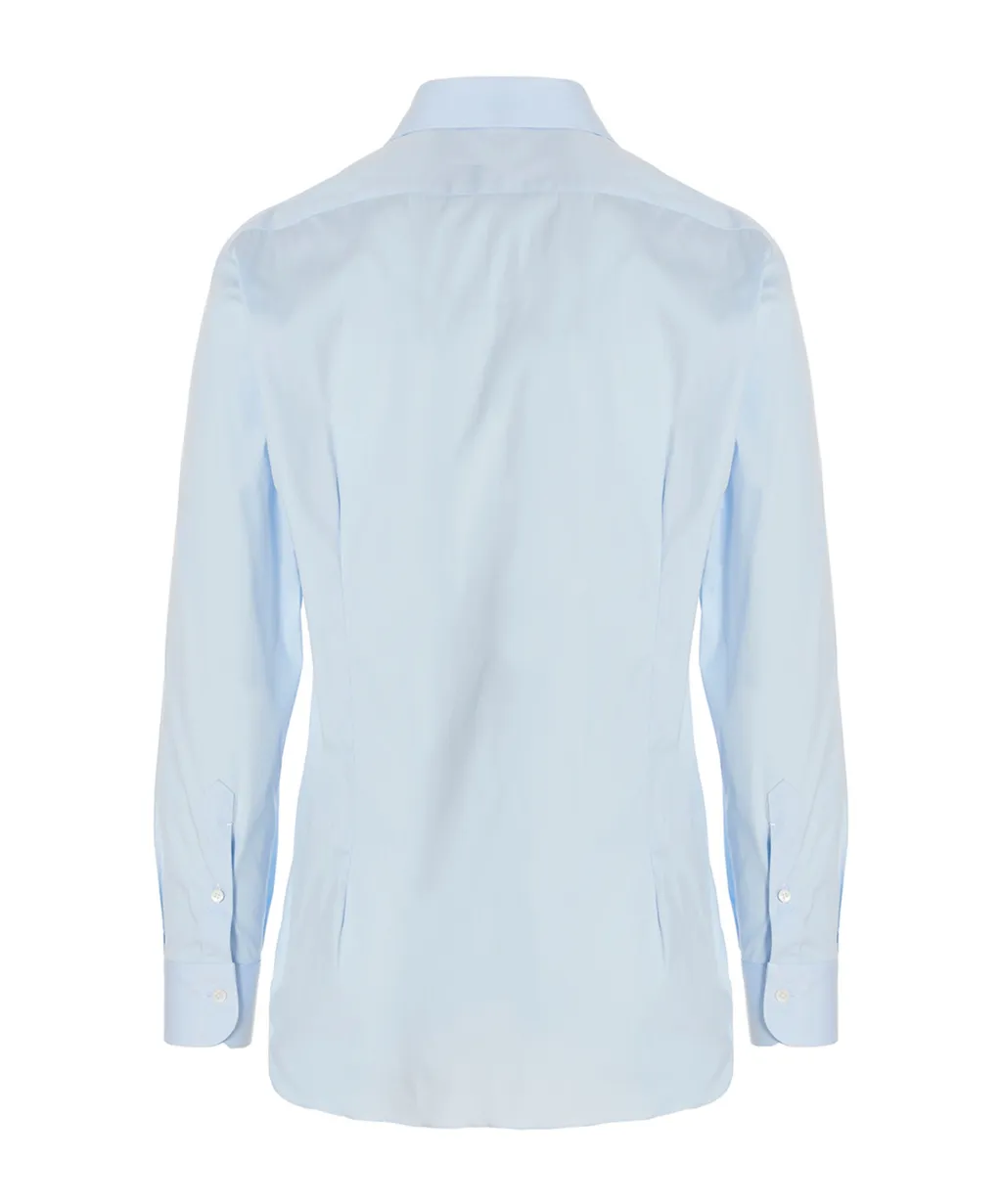 Long-Sleeved Poplin Shirt