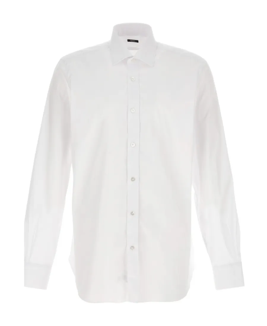 Long-Sleeved Buttoned Shirt