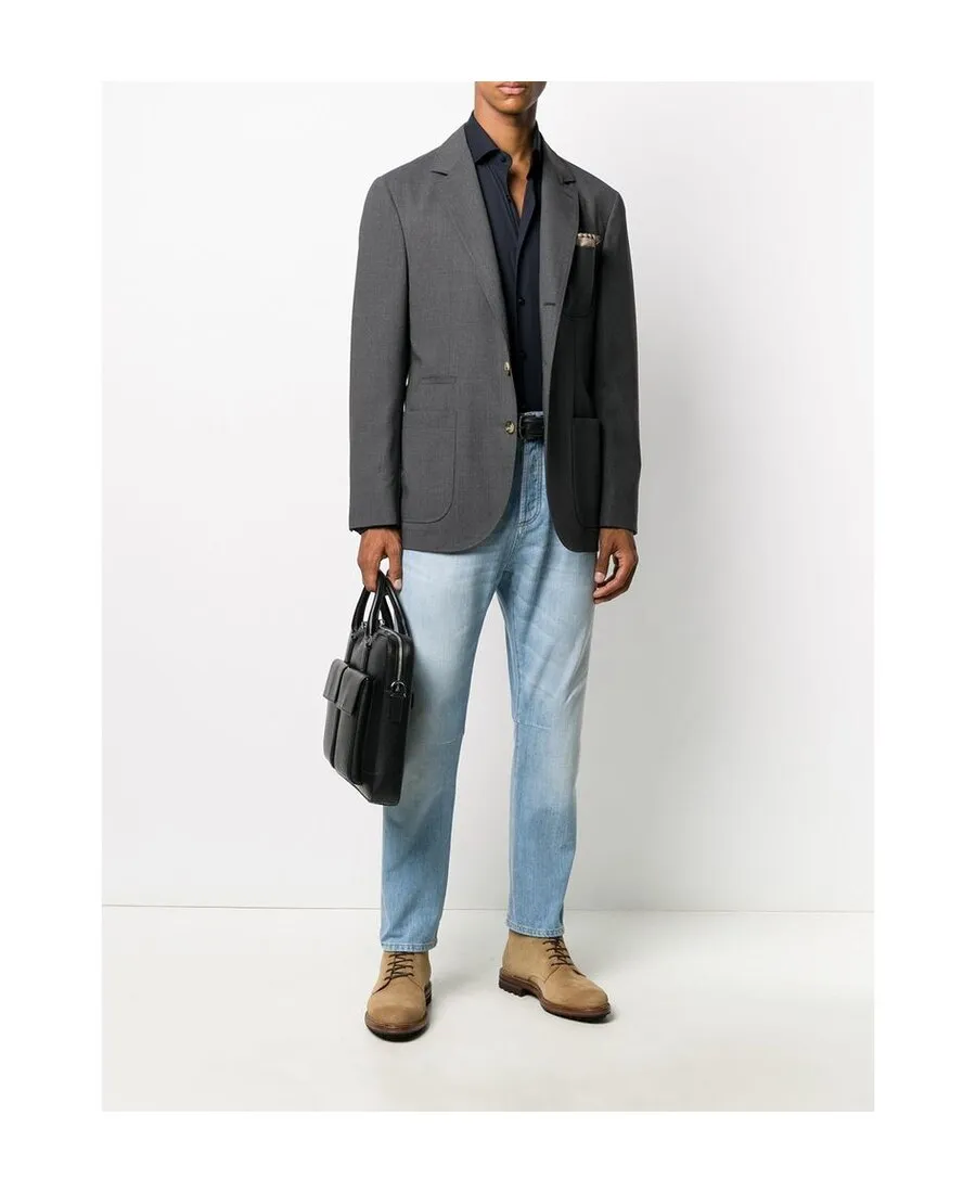 Solid Color Long-Sleeved Shirt