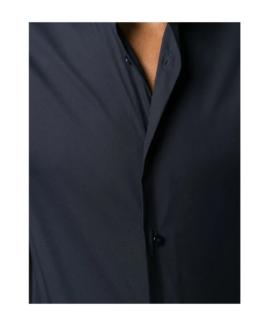 Solid Color Long-Sleeved Shirt