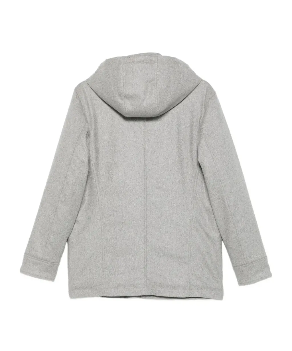 Padded Drawstring-Hood Jacket