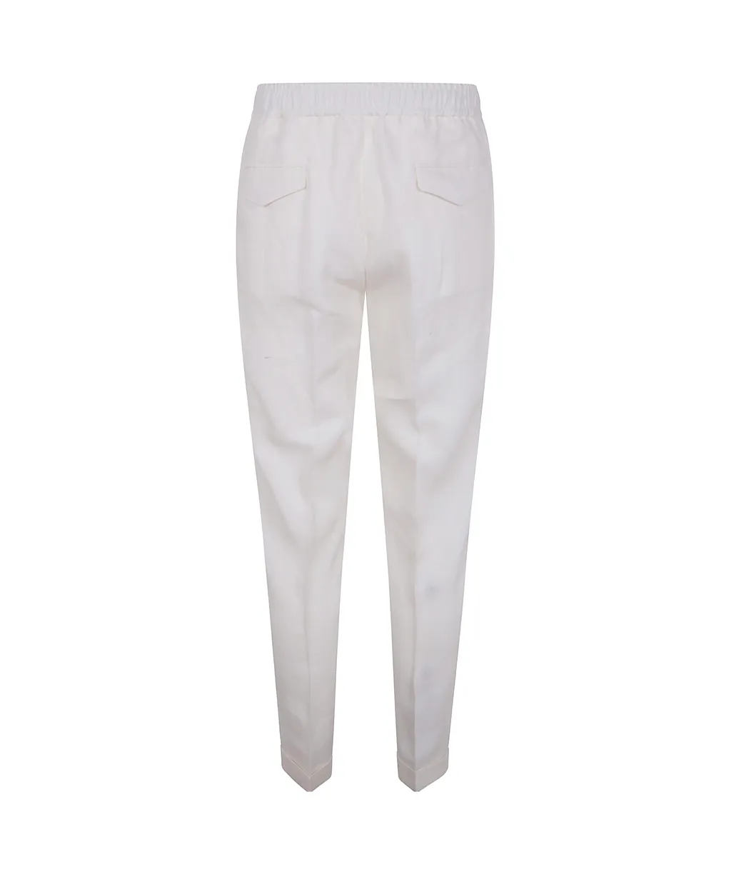 Elastic Waist Casual Pants