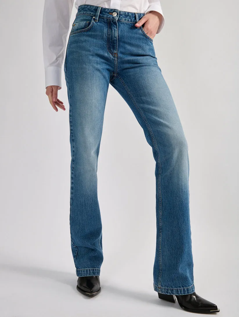 Logo-Plaque Jeans