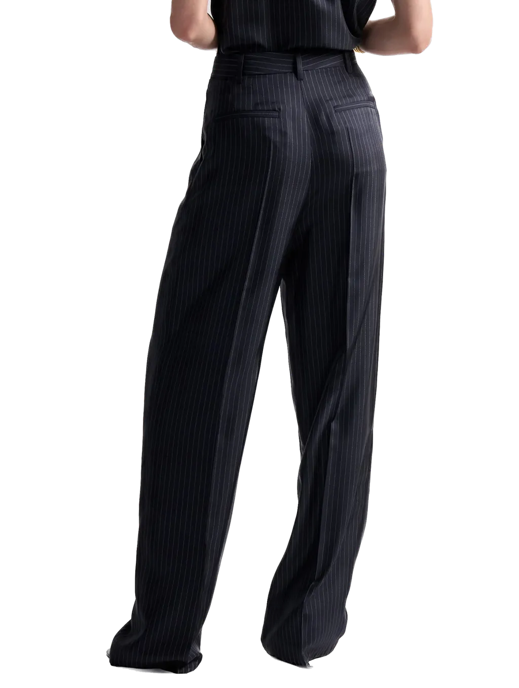 High Waist Pleated Trousers