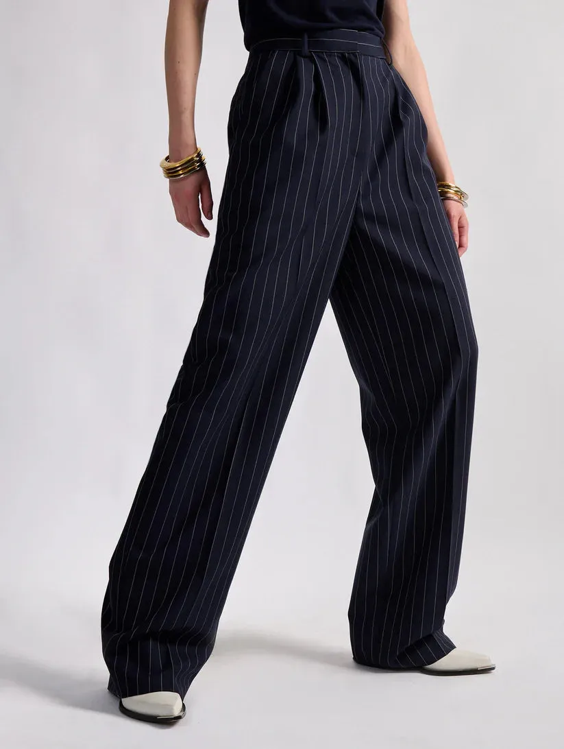 Striped Casual Pants