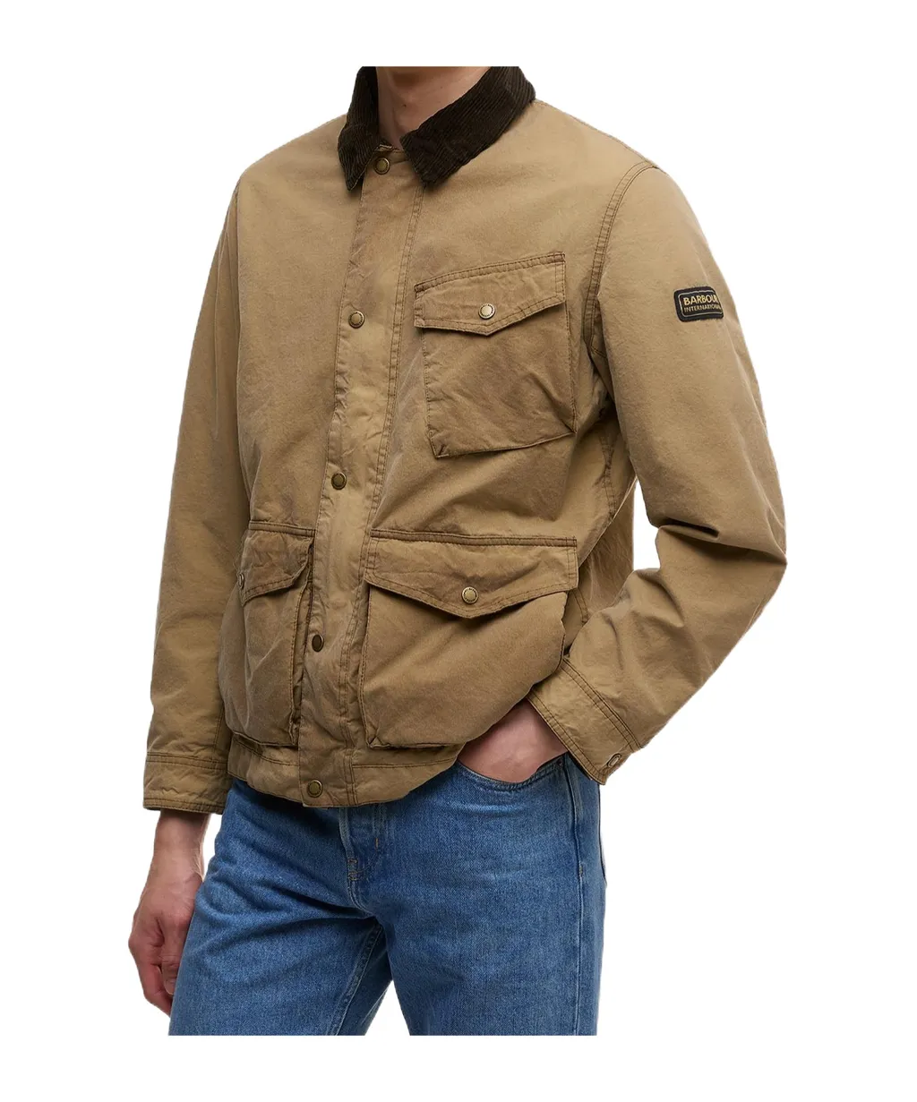 Logo Patch Pocket Detailed Jacket