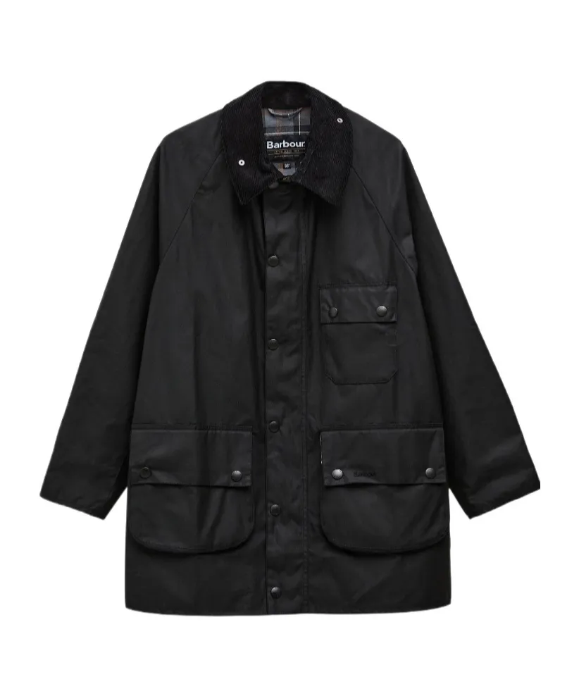 Corduroy-Collar Coat