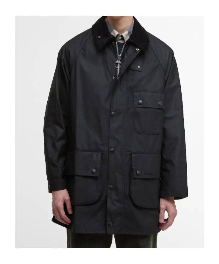 Corduroy-Collar Coat