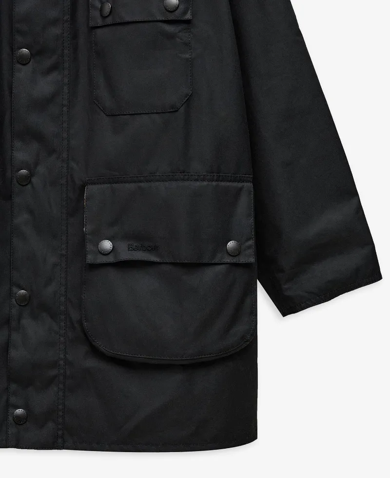 Corduroy-Collar Coat