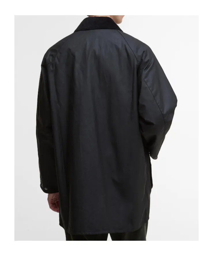 Corduroy-Collar Coat