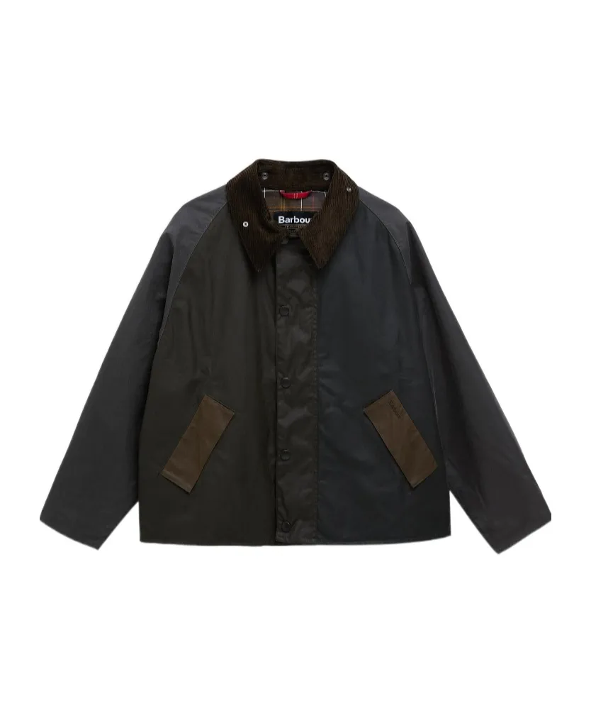 Patchwork Transport Waxed Jacket