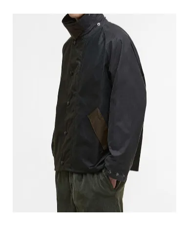 Patchwork Transport Waxed Jacket