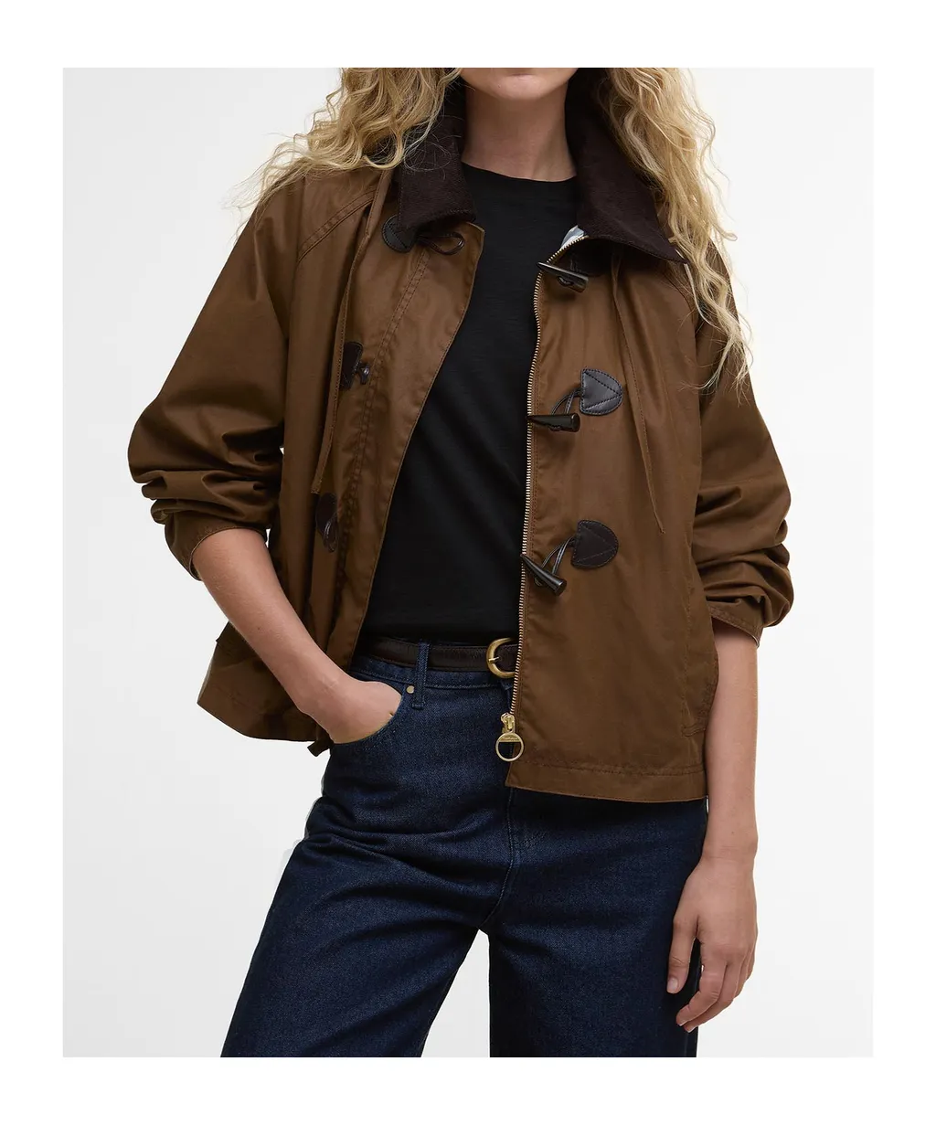 Corduroy-Collar Jacket